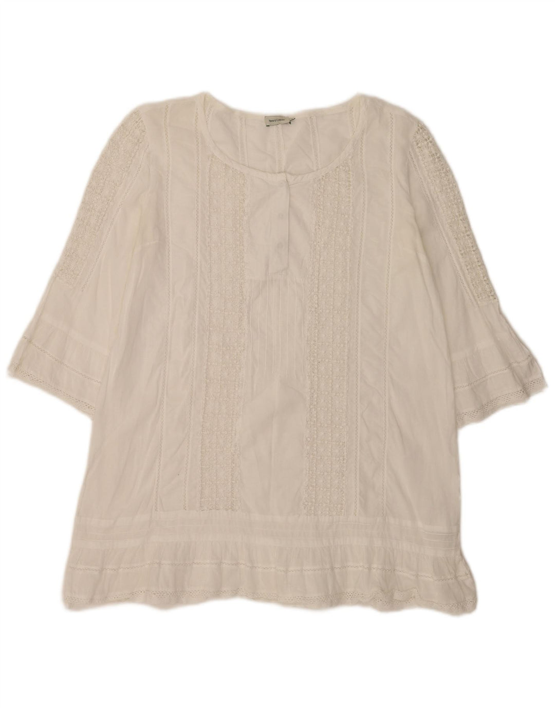 Túnica feminina Henry s manga 3/4 oversized IT 40 pequena branca
