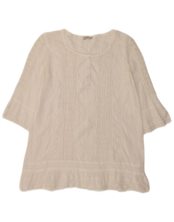 Túnica feminina Henry s manga 3/4 oversized IT 40 pequena branca