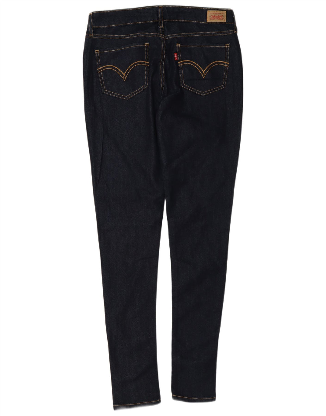 Calça jeans feminina Levi's 535 W30 L32 azul marinho algodão
