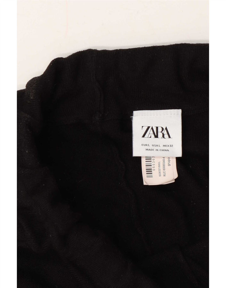 Zara Calça de treino masculina Joggers grande viscose preta