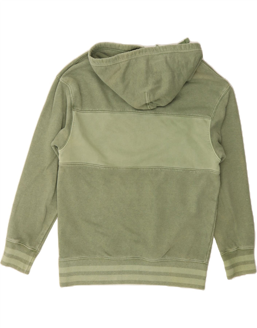 LEVI'S Mens Relaxed Fit Graphic Hoodie Jumper Small Green Colourblock Vintage Levi's and Second-Hand Levi's from Messina Hembry 