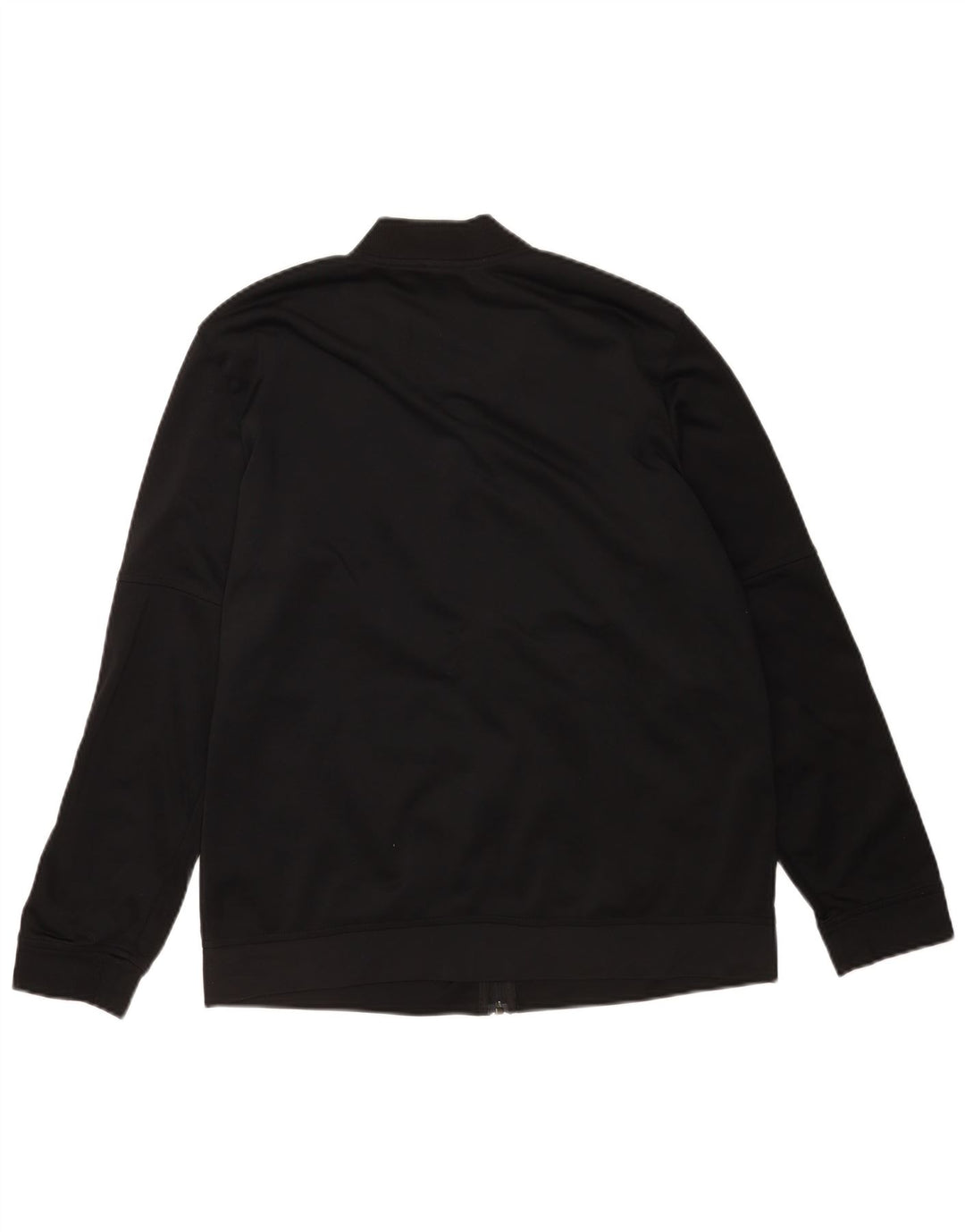 ADIDAS Womens Tracksuit Top Jacket UK 20/22 XL Preto Poliéster
