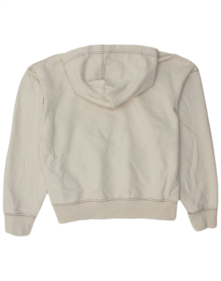 Zara Mens Hooded Full Tracksuit Médio Algodão Branco