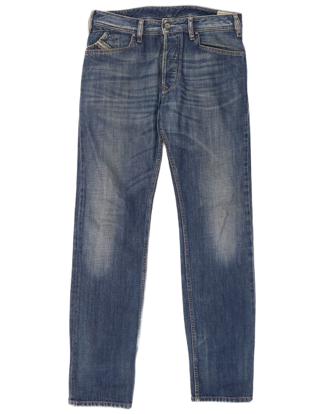 DIESEL Masculino Kander Slim Jeans W30 L32 Azul Algodão