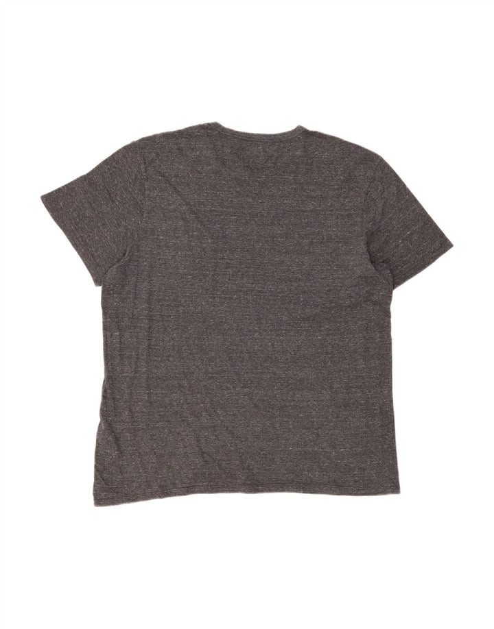 Camiseta masculina LEVI'S Top 2XL algodão manchado cinza