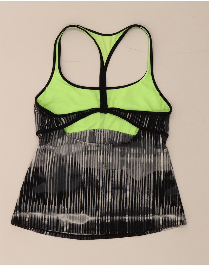 Colete feminino Nike UK 14 grande poliamida listrada preta