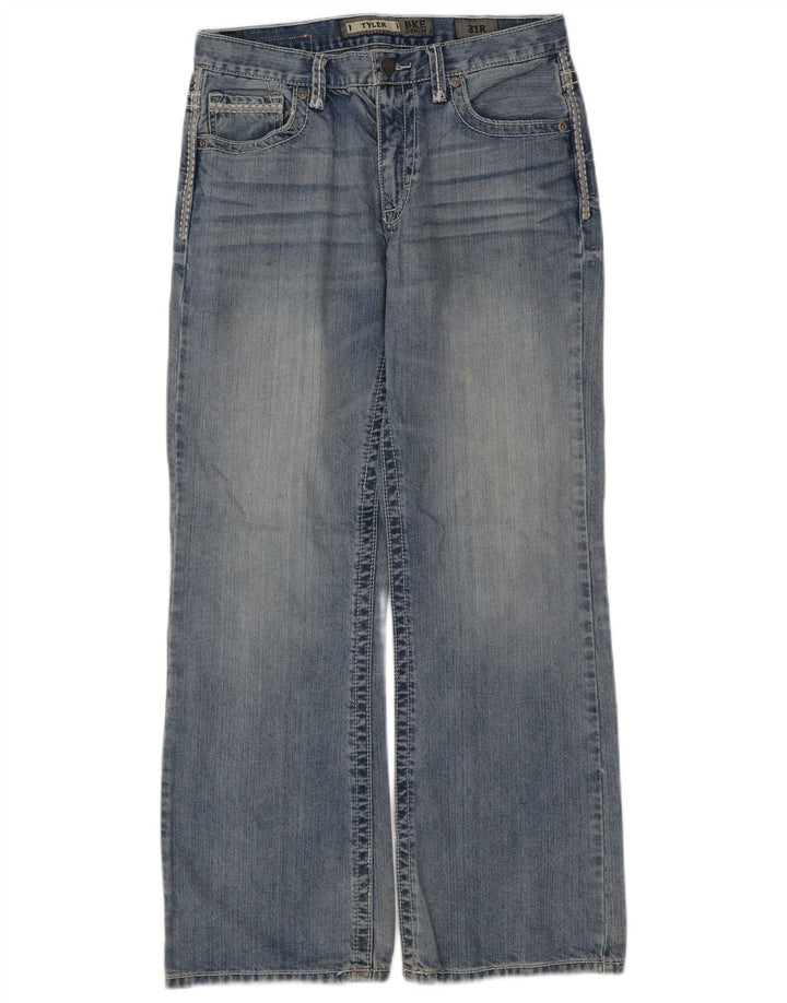 BKE feminino Tyler Bootcut jeans W31 L31 azul algodão