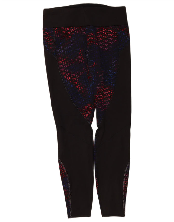 Leggings femininos Marks & Spencer UK 14 poliéster geométrico preto grande