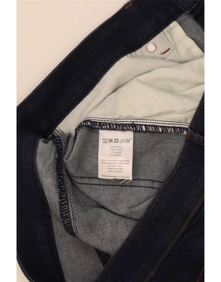 Calça jeans reta masculina Rohan W36 L29 algodão azul marinho