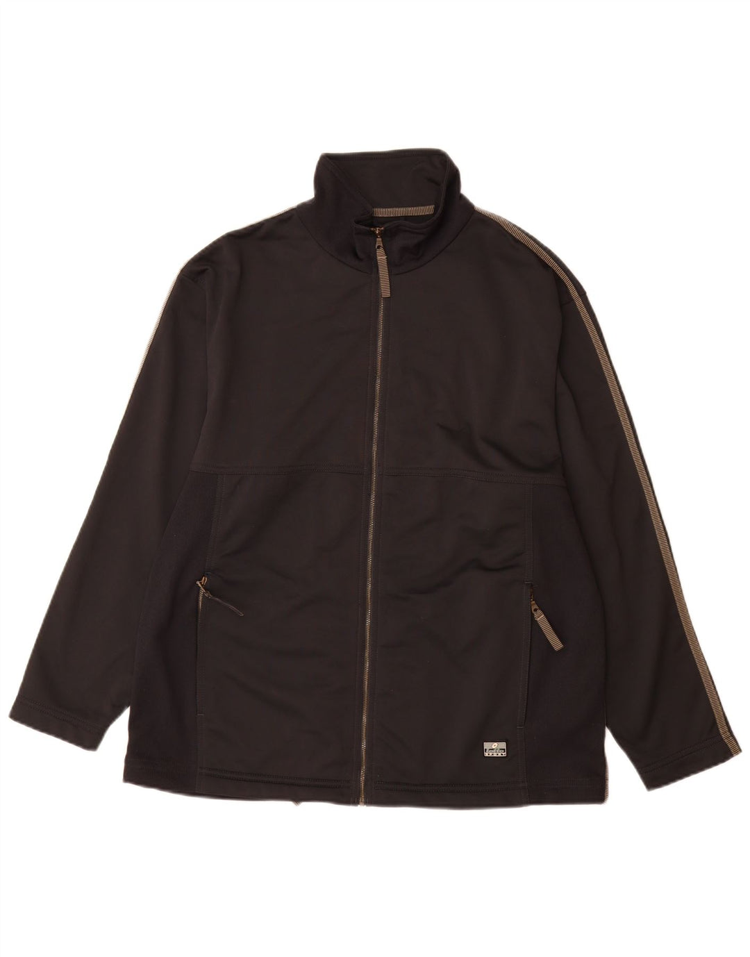 LOTTO Mens Treino Top Jaqueta Grande Poliéster Preto