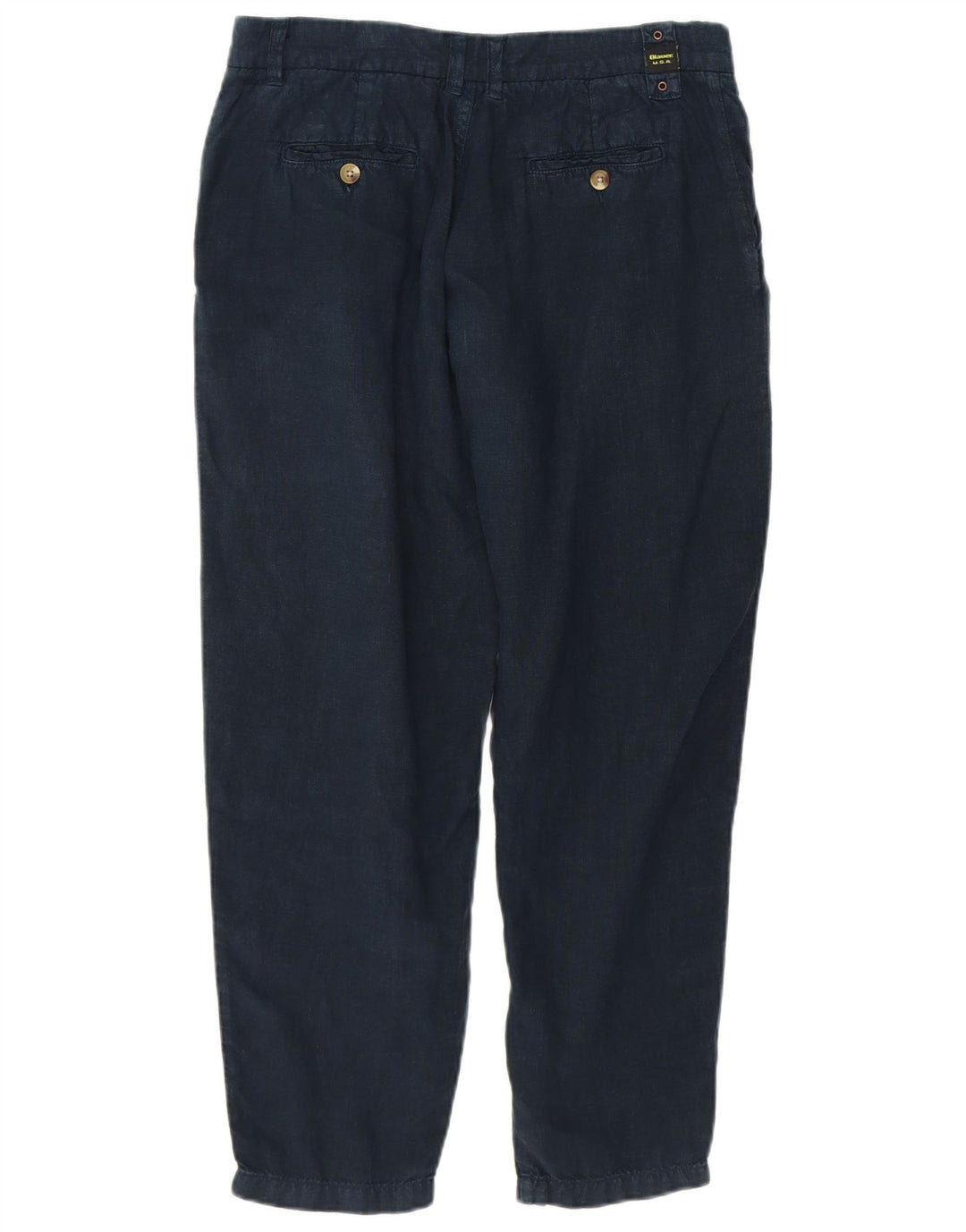 Calça cortada cônica masculina BLAUER W29 L25 azul marinho