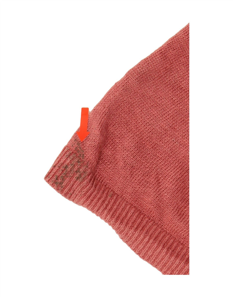 BODEN Womens Oversized Polo Neck Jumper Sweater UK 10 Small Red Vintage Boden and Second-Hand Boden from Messina Hembry 