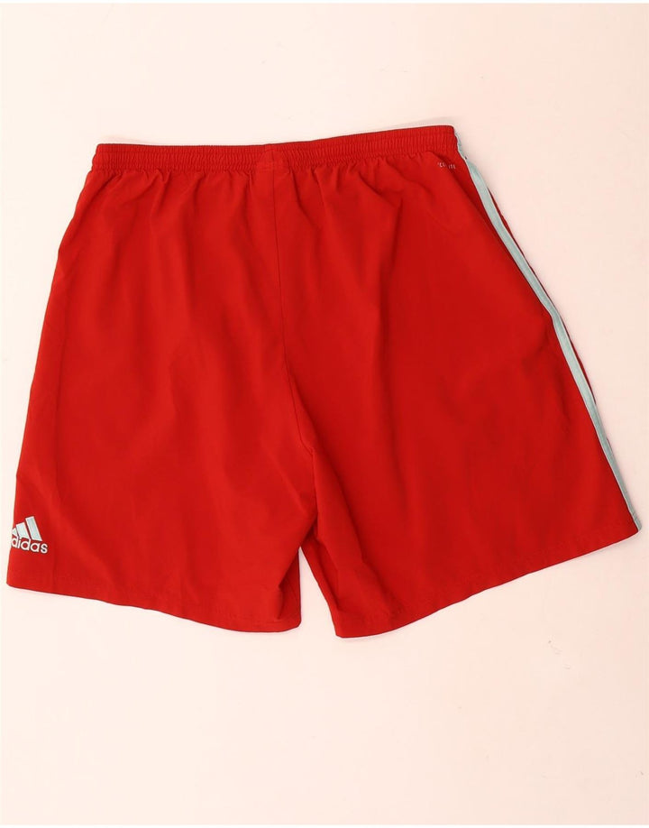 Shorts esportivos masculinos Adidas XL poliéster vermelho