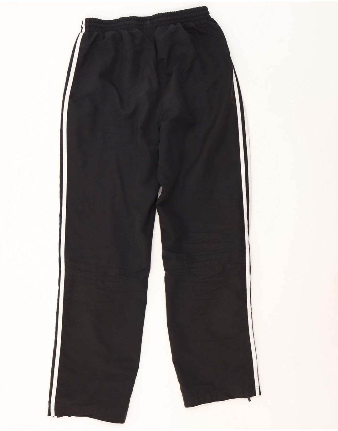 Calça de treino feminina Adidas UK 10 pequena poliéster preto