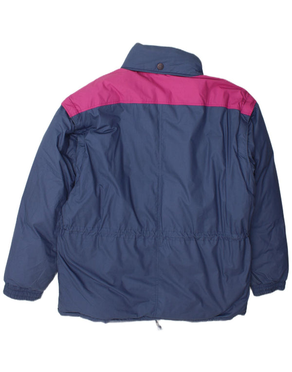 Jaqueta de esqui masculina Diadora UK 42 XL azul Colourblock poliéster