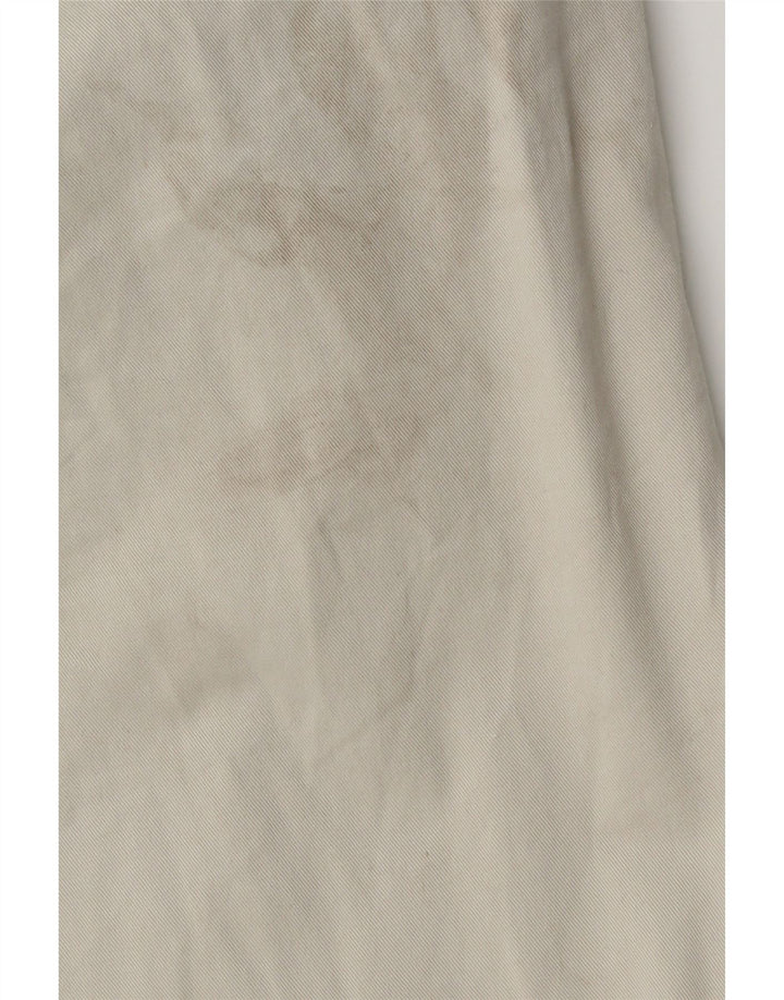 DOCKERS Calça feminina casual de ajuste ideal EUA 6 médio W28 L30 bege