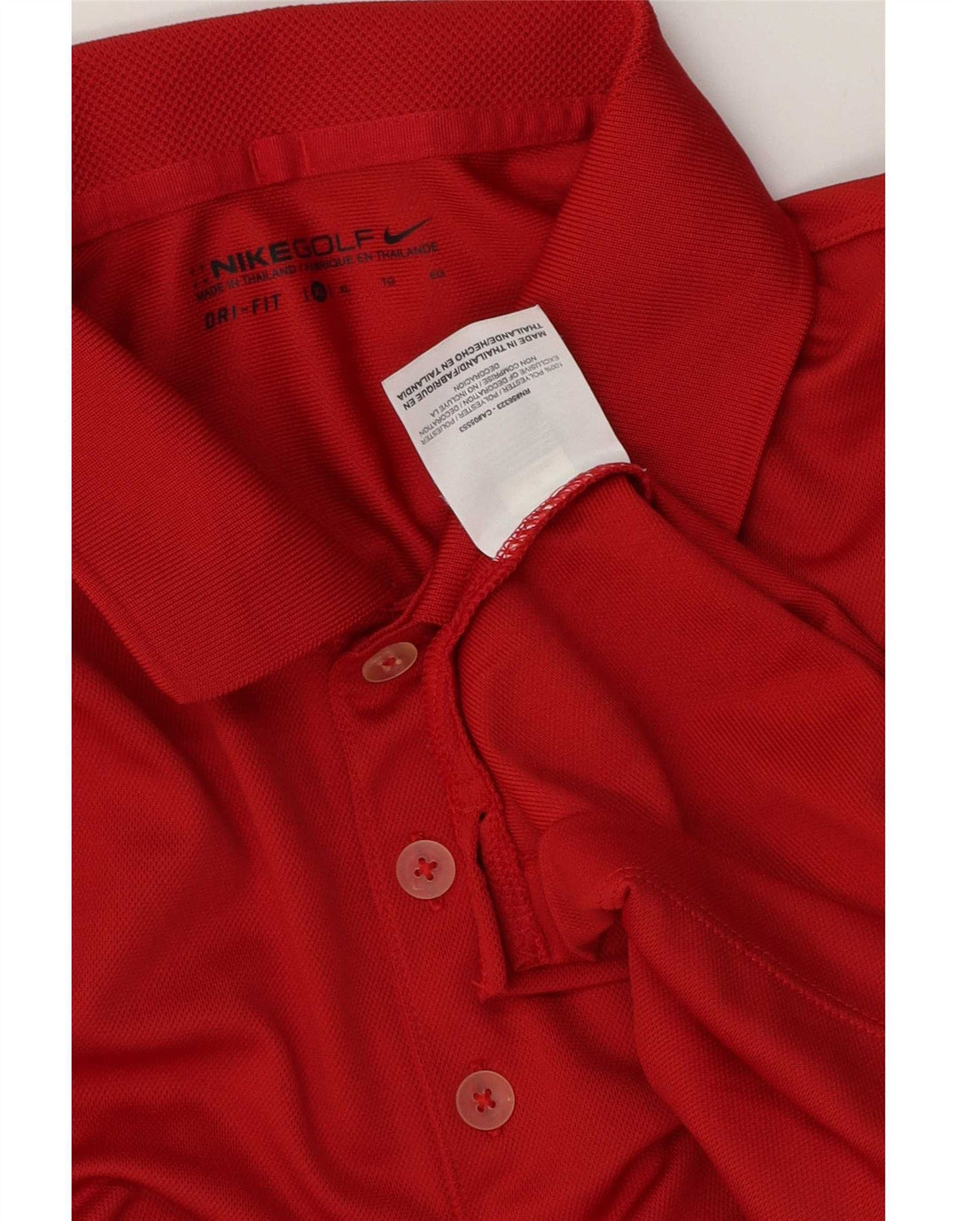 Camisa polo masculina Nike Dri Fit XL poliéster vermelho