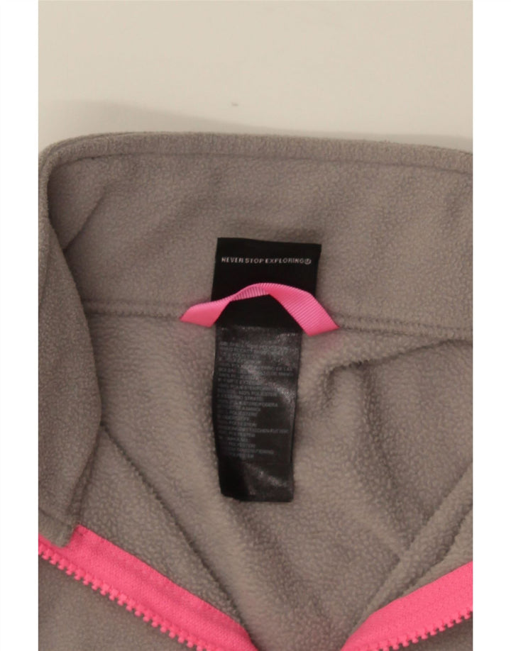 Jaqueta de lã The North Face para meninas 10-11 anos cinza médio manchado