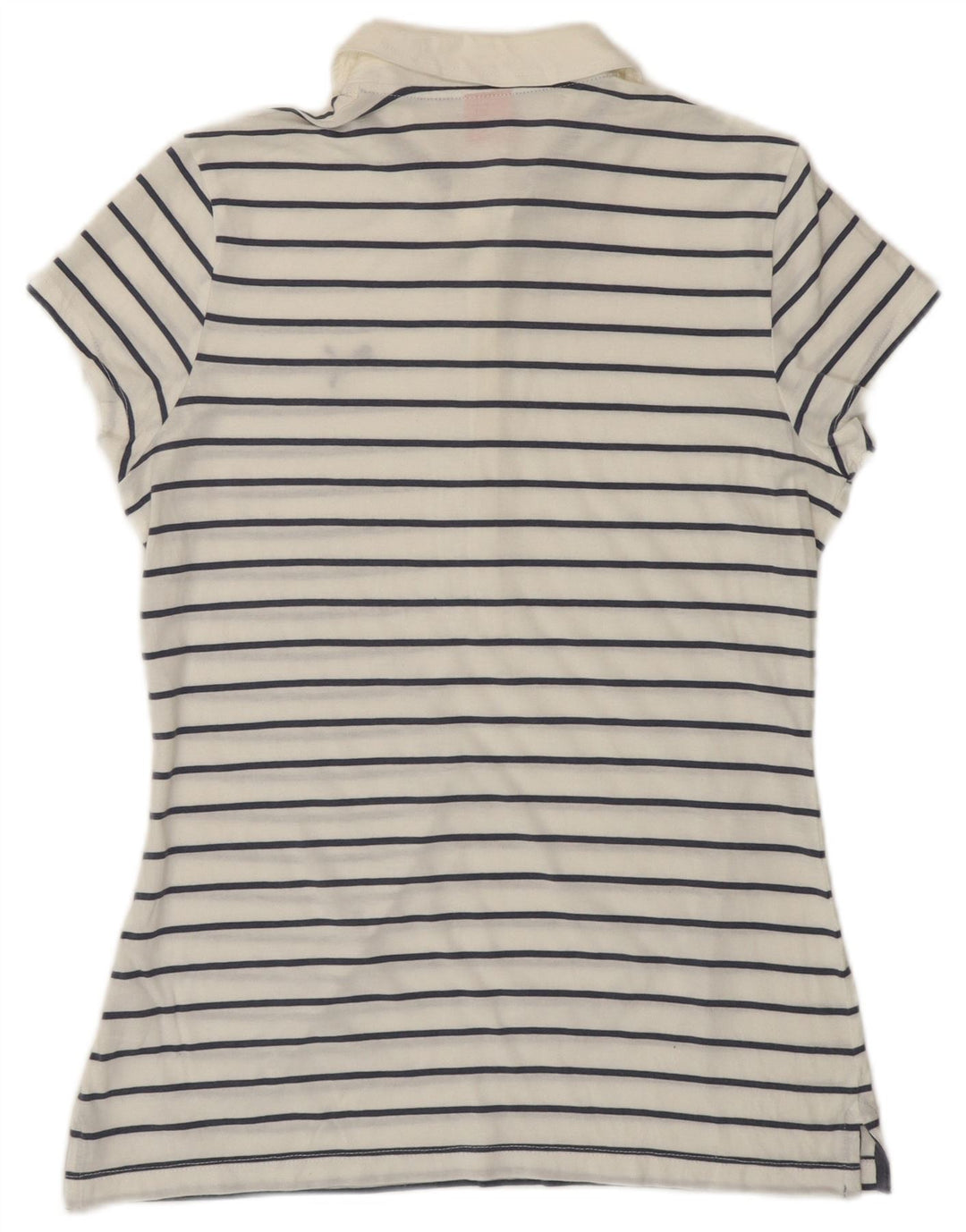 Camisa polo feminina PUMA UK 12 média listrada branca