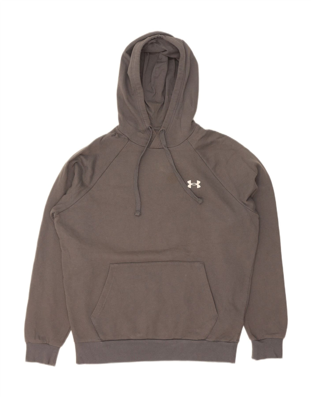 Under Armour Mens Loose Fit Hoodie Jumper Médio Algodão Cinza