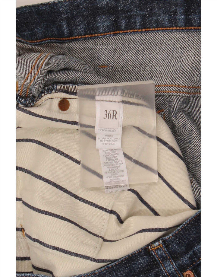 Calça Jeans Slim Masculina Paul Smith W36 L32 Azul Algodão