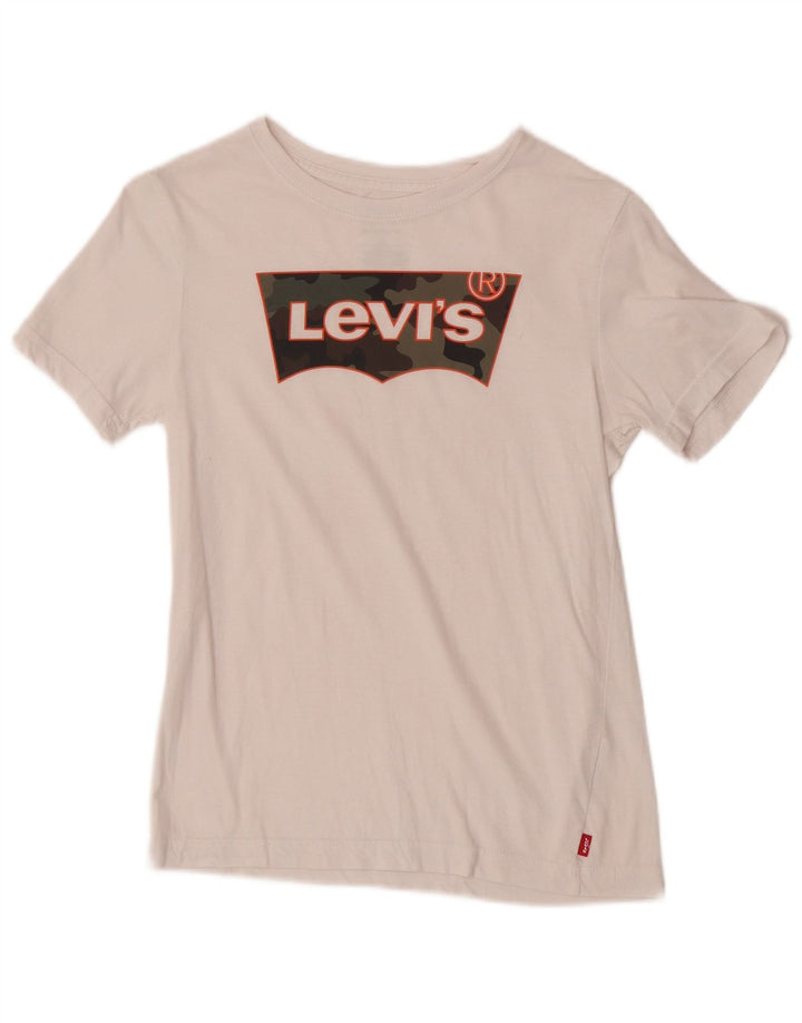 Top Levi's Boys Graphic T-Shirt 11-12 Anos Branco