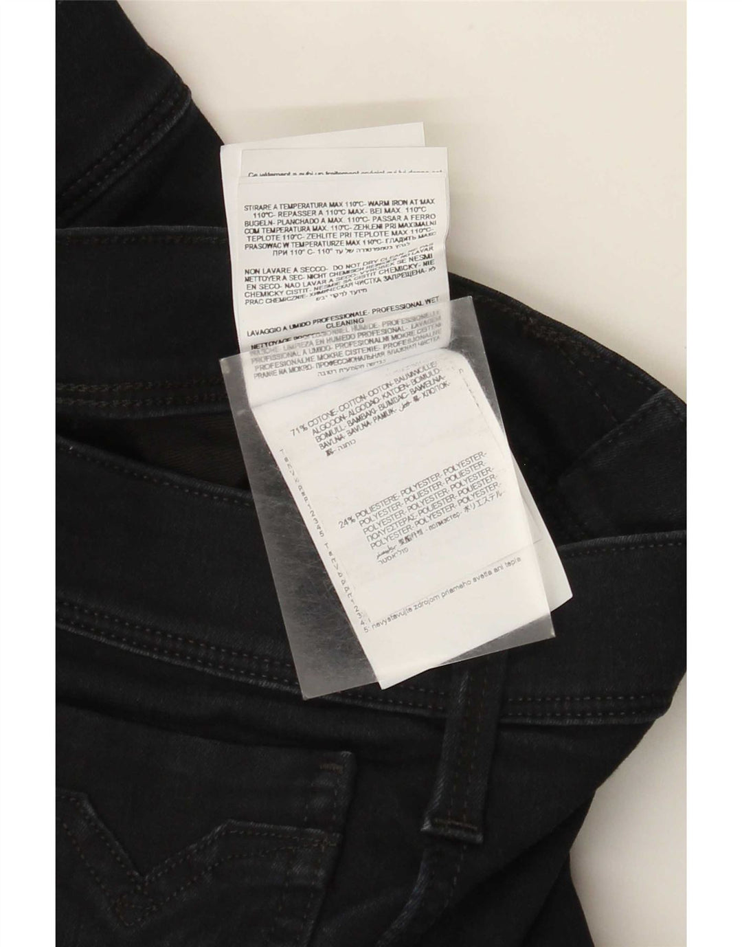 Replay Mens Slim Jeans W31 L34 Azul Marinho Algodão