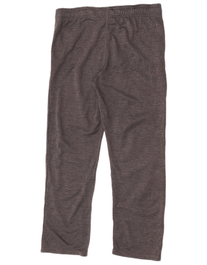Reebok Mens Graphic Calças de treino cinza médio poliéster
