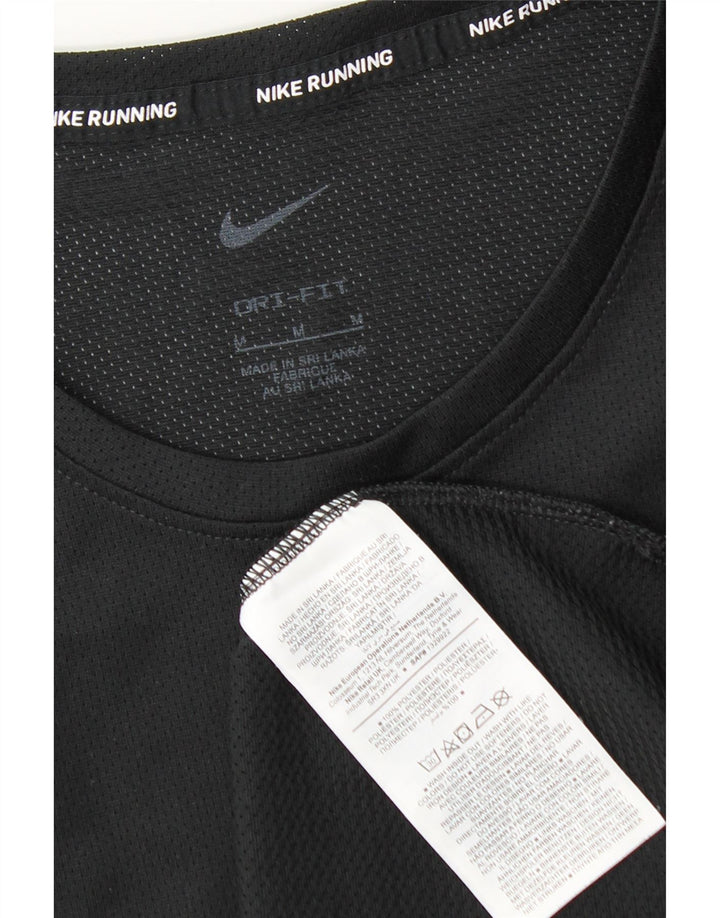 Camiseta Nike Masculina Dri Fit Top Médio Poliéster Preto