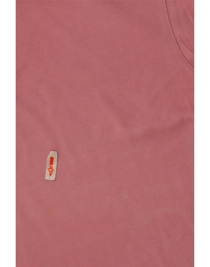 Camisa polo masculina Calvin Klein algodão rosa médio