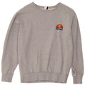 Ellesse moletom feminino jumper UK 16 grande algodão cinza