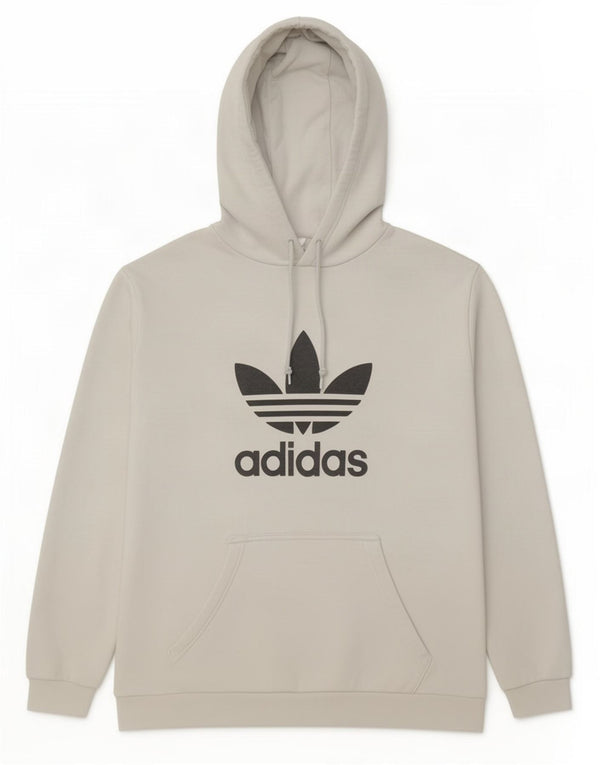 Adidas Mens Graphic Hoodie Jumper Grande Branco