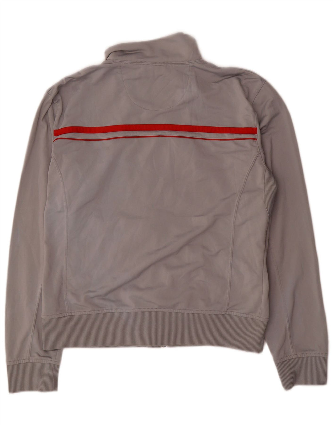 Nike Womens Tracksuit Top Jacket UK 16/18 XL Cinza Colourblock Poliéster