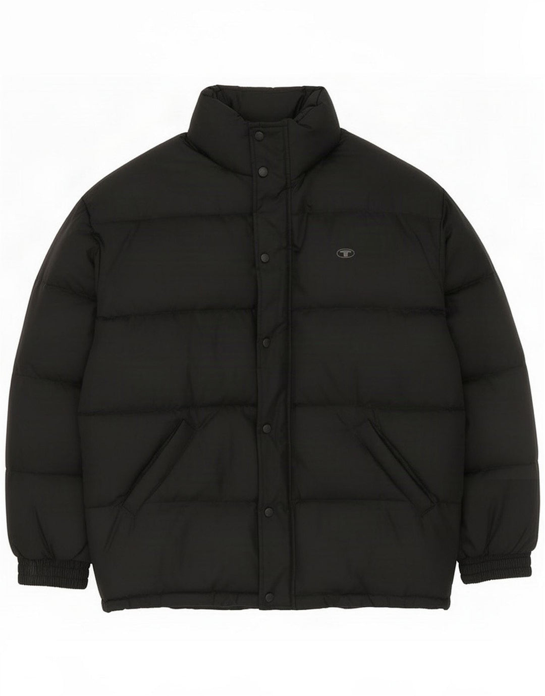 Tom Tailor Jaqueta masculina acolchoada Reino Unido 40 Grande Preto
