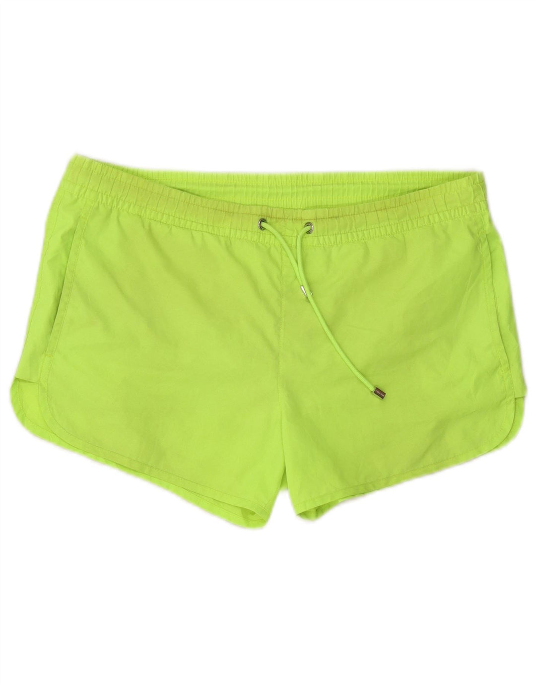 Zara Calções de banho masculinos poliéster verde médio