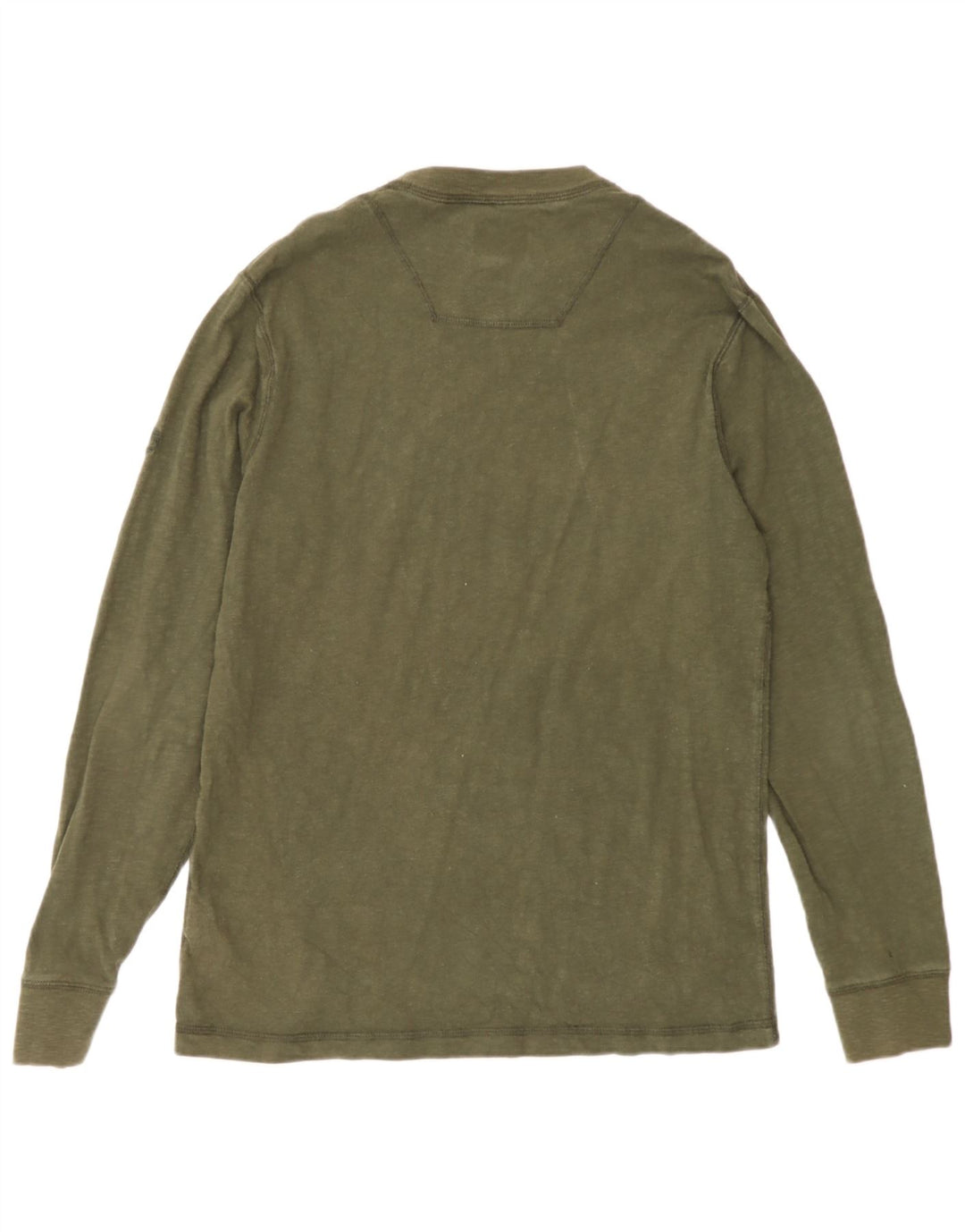 Timberland Mens Top Manga Longa Pequeno Algodão Verde