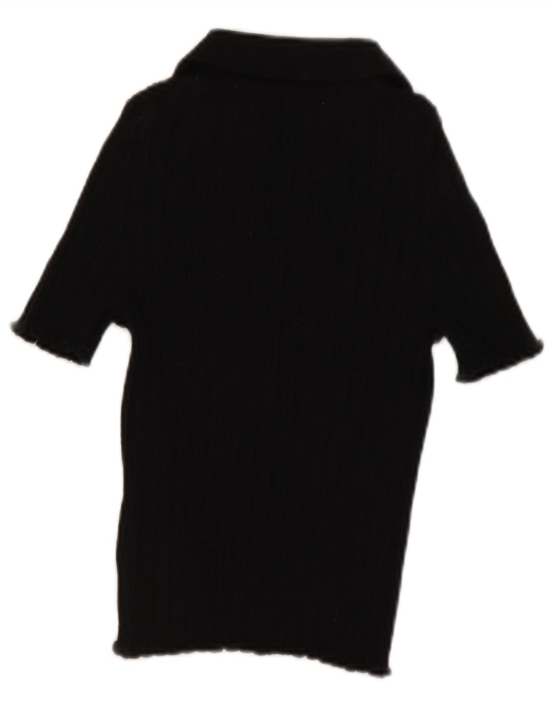 Camisa polo feminina Boden UK 12 algodão preto médio