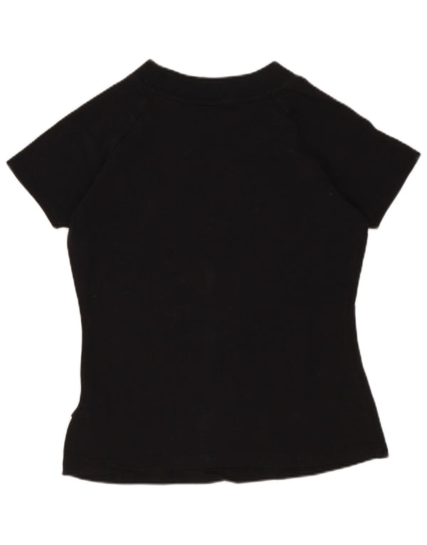 Camiseta Adidas Feminina Graphic Top UK 10 Pequena Preto
