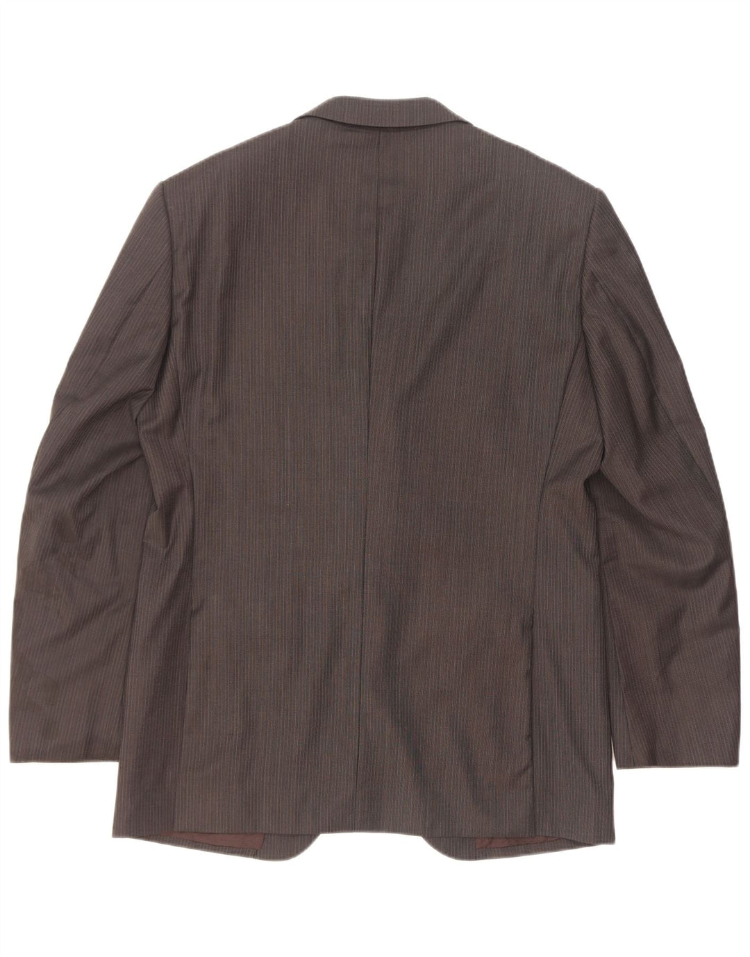 Jaqueta blazer masculina de 2 botões Marks & Spencer Reino Unido 40 risca de giz cinza médio
