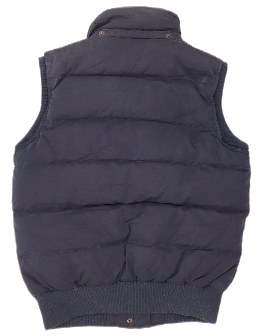 Colete acolchoado Sherpa feminino Fat Face UK 12 poliéster azul marinho médio