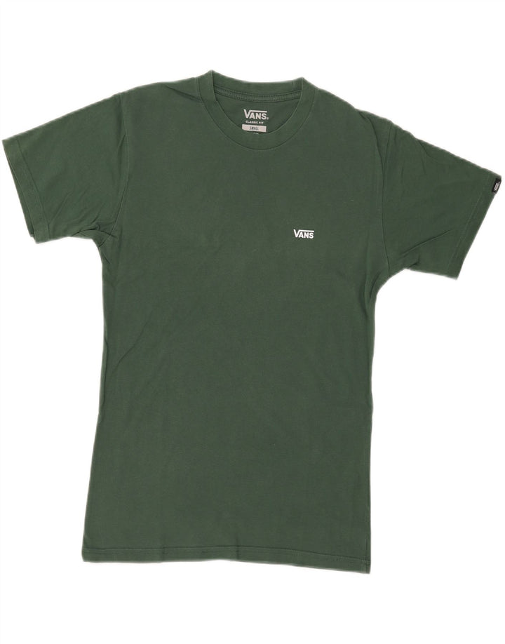 Camiseta Vans Masculina Classic Fit Top Pequeno Algodão Verde