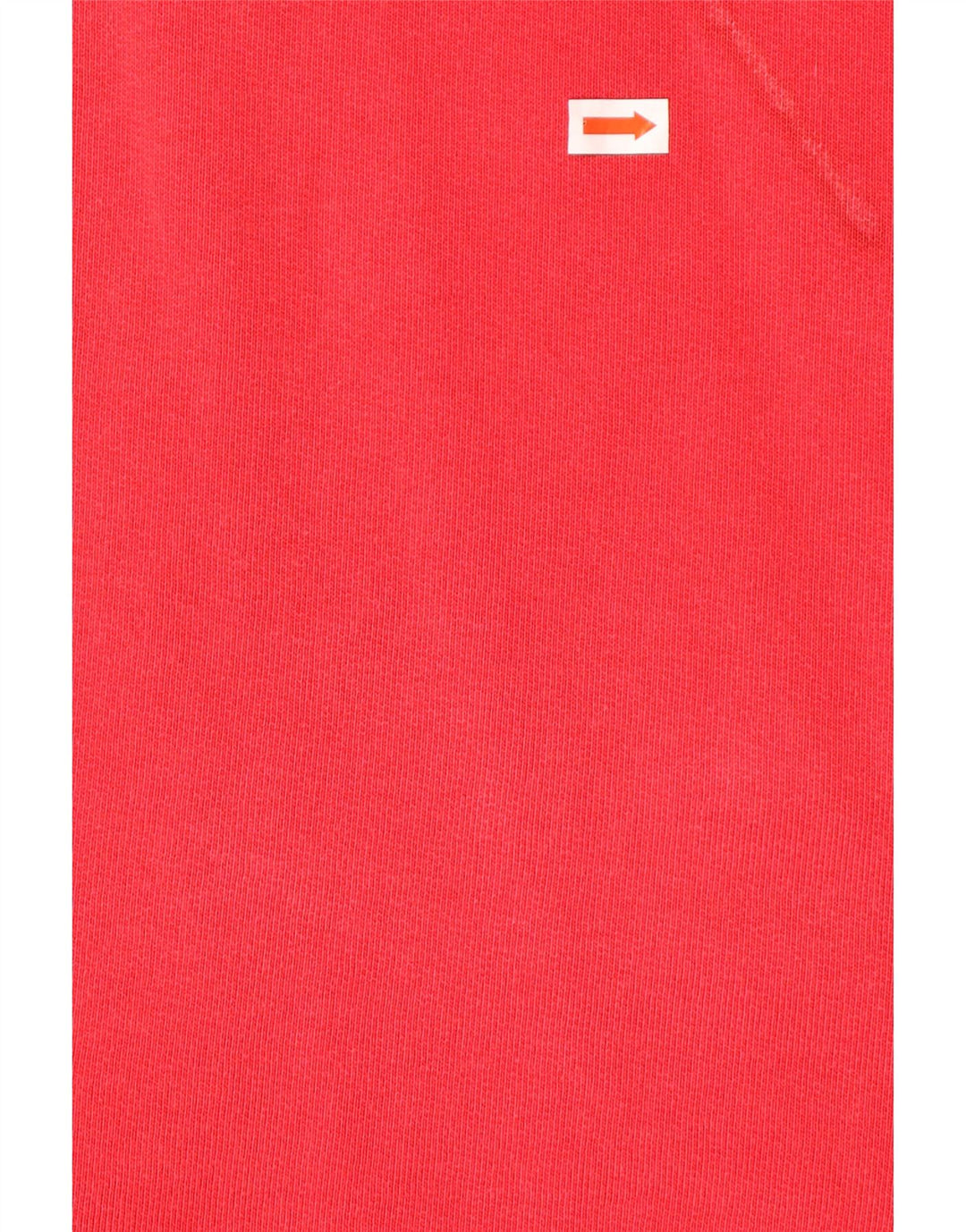 WHITE STUFF Mens Loose Fit Gráfico Zip Neck Moletom Jumper XL Vermelho
