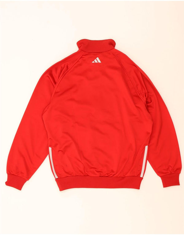 Jaqueta Adidas Meninos Treino Top 13-14 Anos Poliéster Vermelho Vermelho
