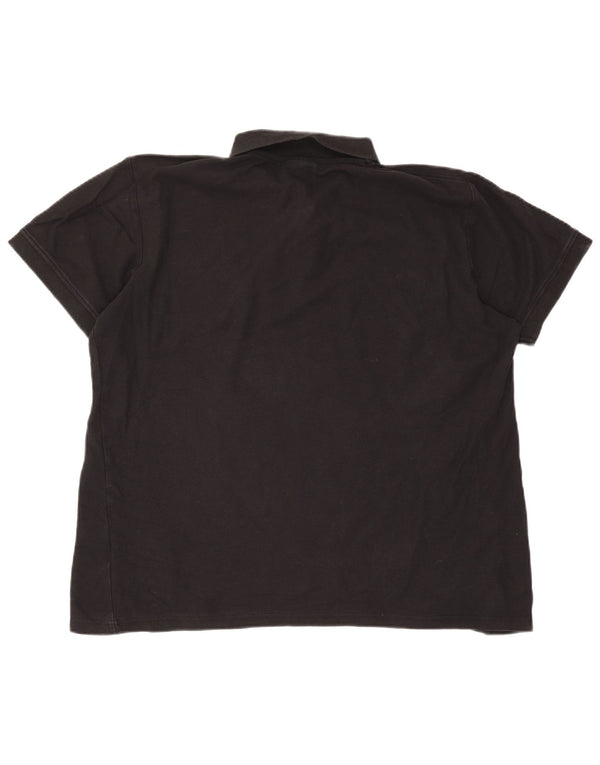 Camisa polo masculina Kappa XL algodão preto