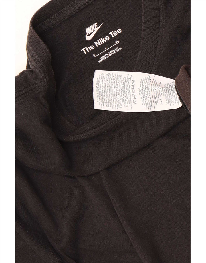 Camiseta masculina Nike Top pequeno algodão preto