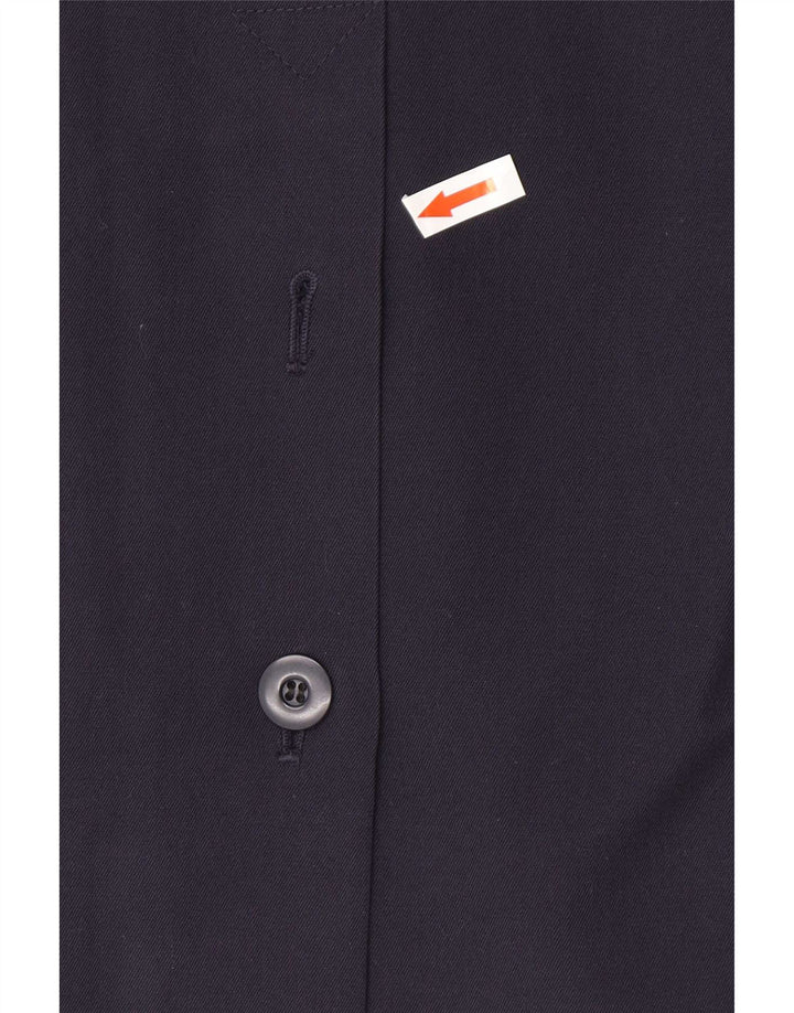 Jobis Saia Midi Feminina IT 42 Médio W30 Poliéster Azul Marinho