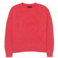 Suéter feminino Marks & Spencer com gola redonda Reino Unido 14 médio rosa manchado