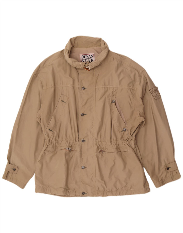 Jaqueta de chuva masculina Ocean Star IT 56 3XL bege