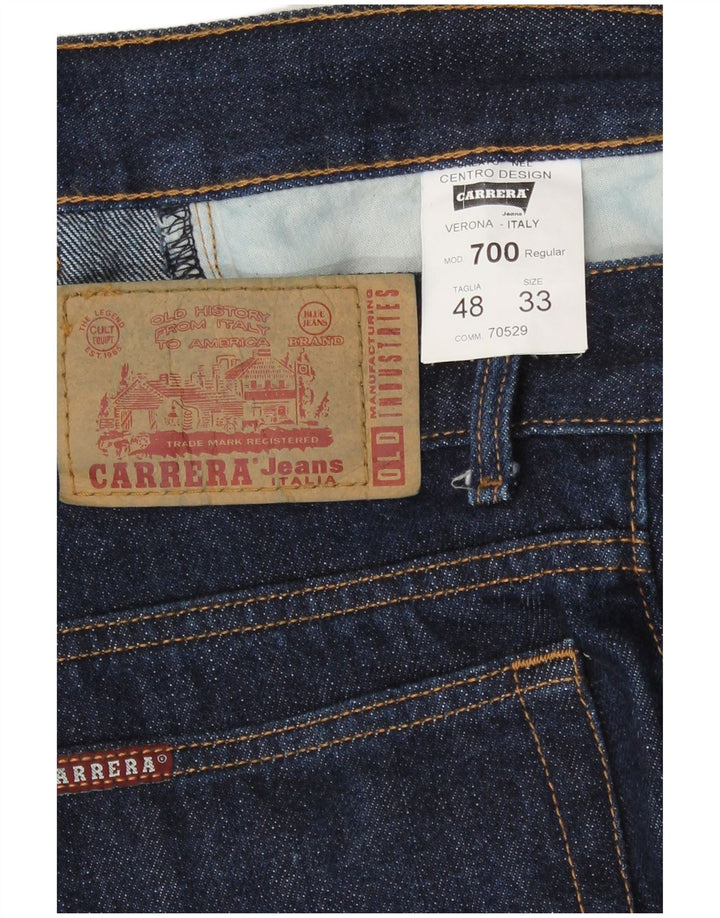 Carrera Masculino 700 Straight Jeans IT 48 Médio W33 L26 Azul Marinho Algodão