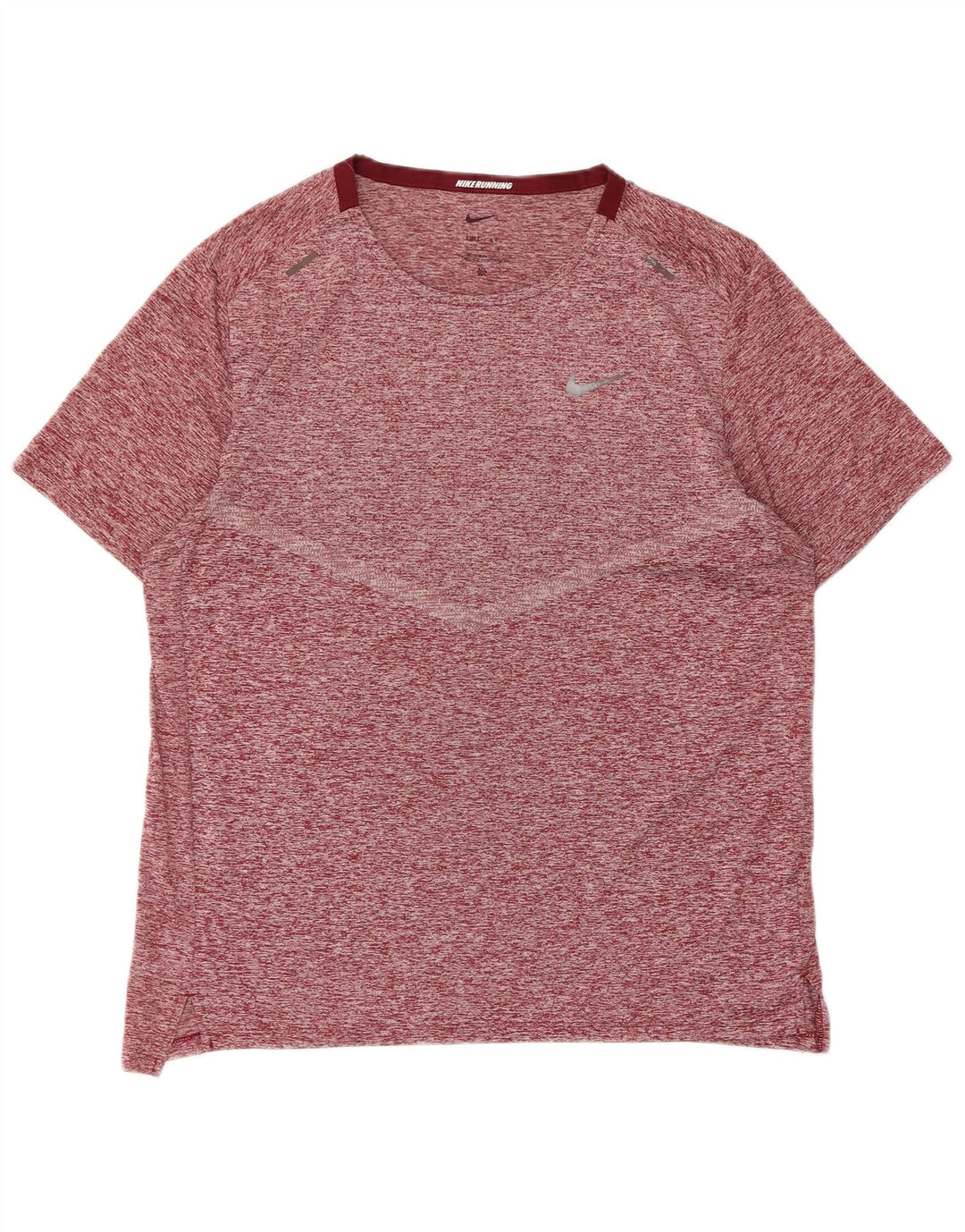 Camiseta masculina Nike Top médio Borgonha manchada
